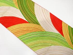 抽象模様織り出し　名古屋帯